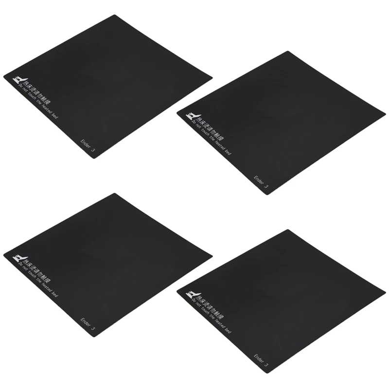 

4X 3D Printer Accessories 235X235mm Hot Bed Platform Sticker Adapted for Ender-2 Ender-3