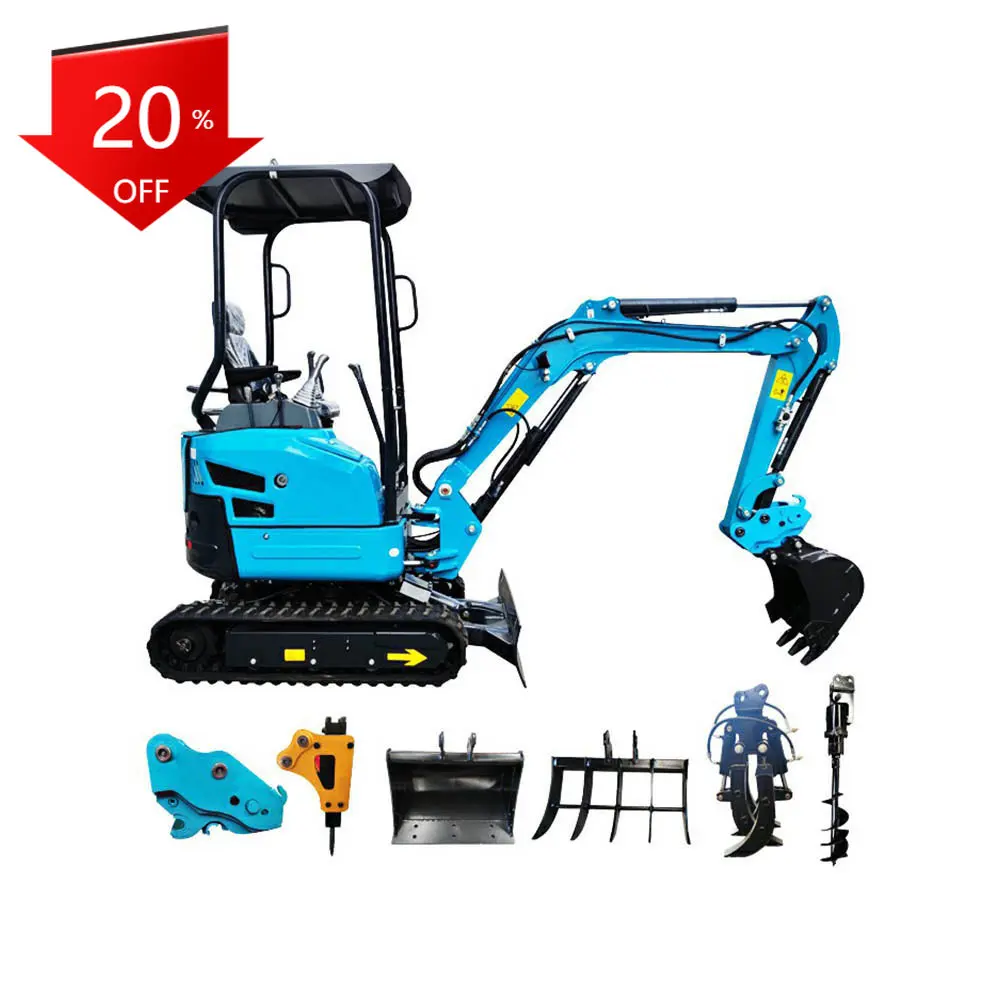 

Electric Mini Excavator Digging Machine For Sale New Excavator Price 0 8 Ton