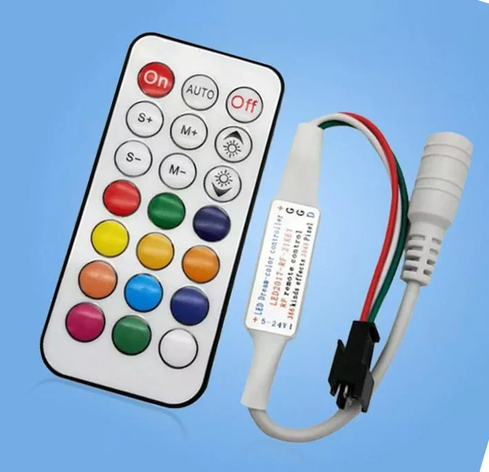 

Беспроводной Диммер для светодиодной ленты WS2812B WS2811 DC 5 в 12 В 24 В