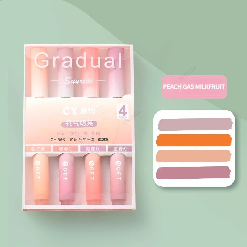 

4 упаковки милых маркеров Kissbuty