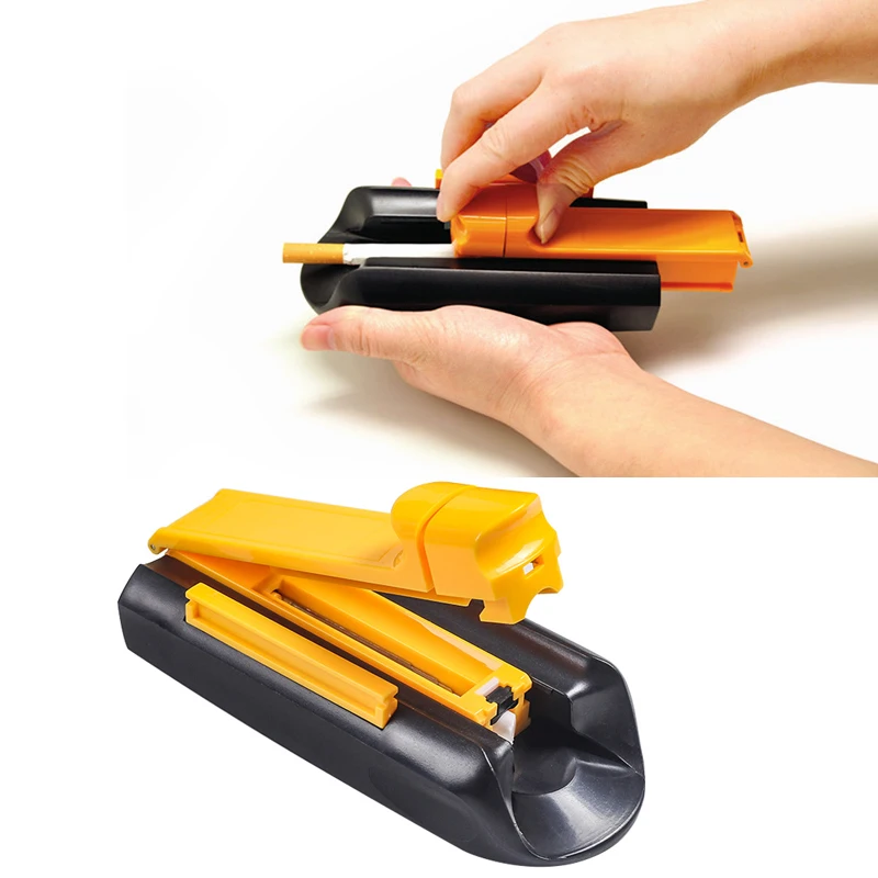 

Portable Micro Cigarette Machine Mini Tobacco Cigar Hand Made Cigarette Rolling Device For Ordinary Cigarettes Weed Accessories