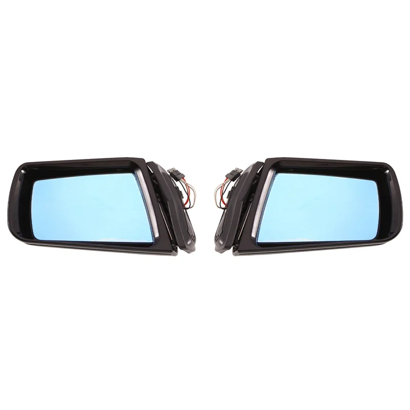 

Car Front Left Side Power Mirror Black for Mercedes Benz C-Class 1994-2000