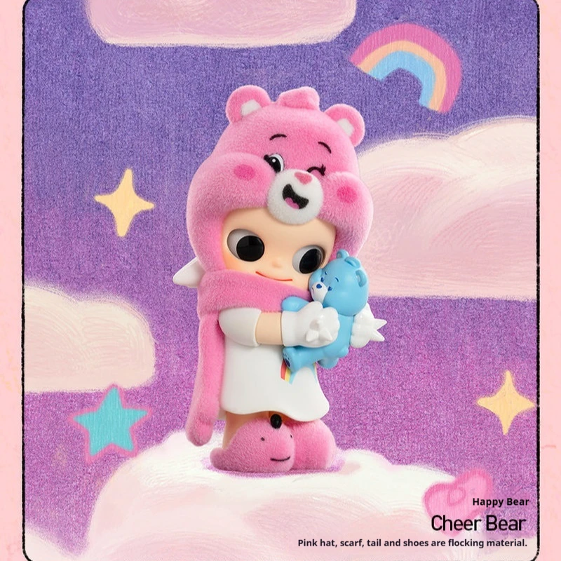 Фото POP MART Zsiga Care Bears Series: Коллекционные фигурки-сюрпризы, милые плюшевые куклы-украшения, игрушки-подарки для детей (12 обычных, 1 скрытый стиль) №4