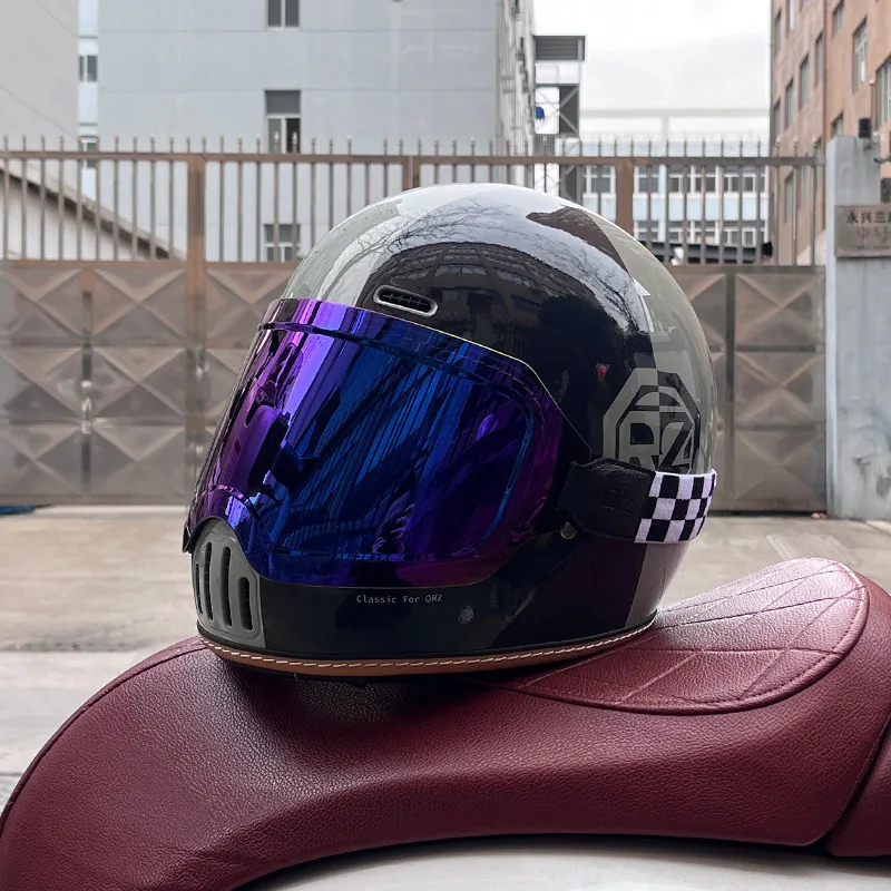 Seasons Capacete Ретро полуоткрытый мотоциклетный шлем Jet аксессуары для мотокросса Casco