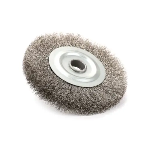 

5 Wire Wheel Brush Hex Shank Fine Crimped Rust Scale Paint Remover Cleaner Tool