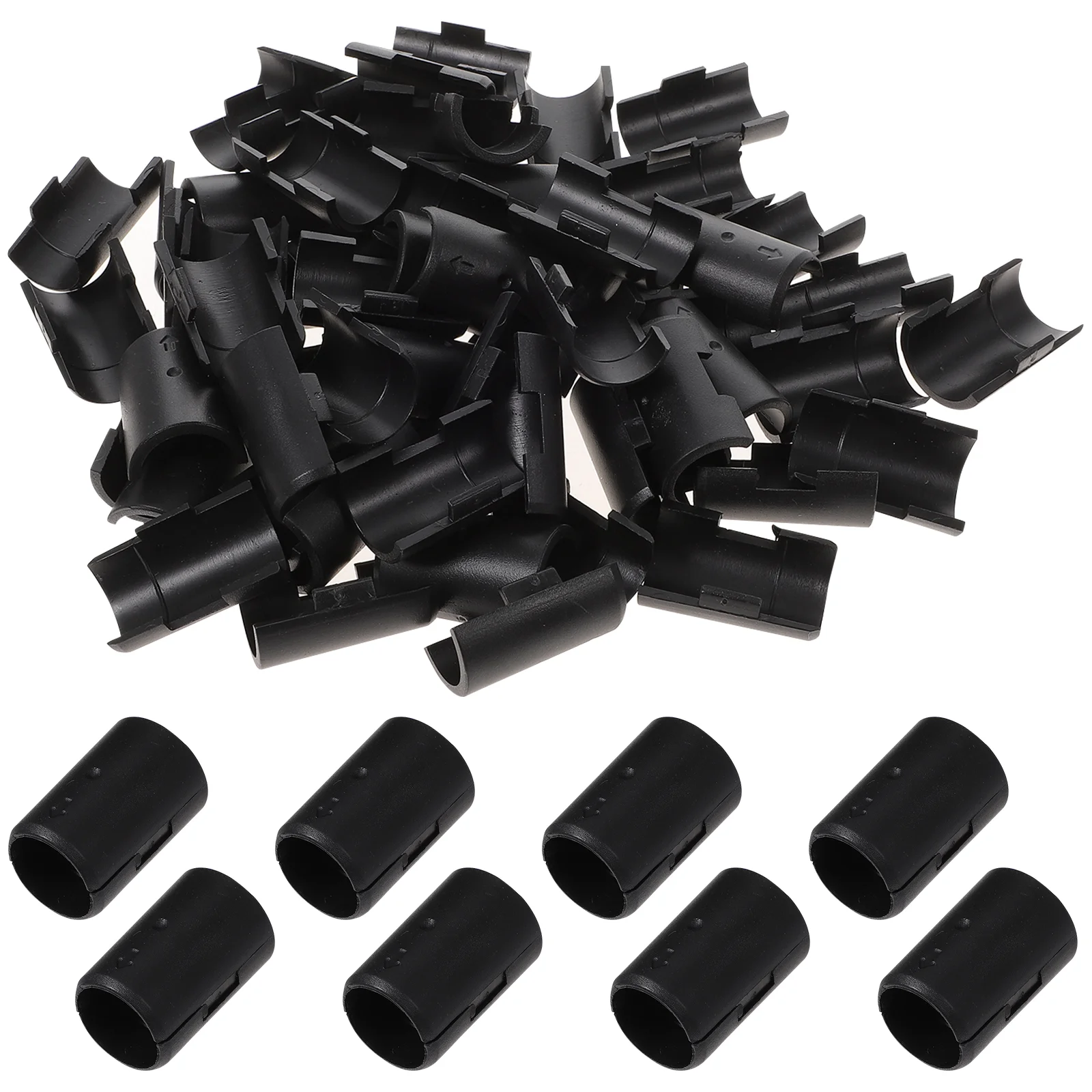 

32 Pairs Shelving Sleeves Replacement Clips for Clips For Clips For Wire Shelving System Lock Clips System Plastic Shelving
