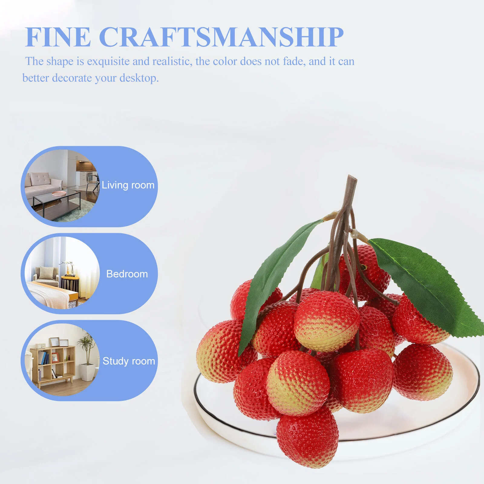 

Suite Artificial Fruits Ornament Kitchen Decor Realistic Model Photo Prop Decorations
