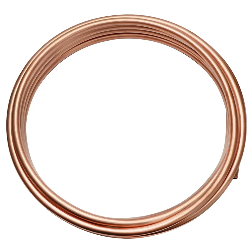 1 шт. 10 футов/20 футов/25 футов/50 футов Автомобильная рулонная трубка Катушка медная никелевая Тормозная трубка шланг Тройная трубка для кондиционирования воздуха