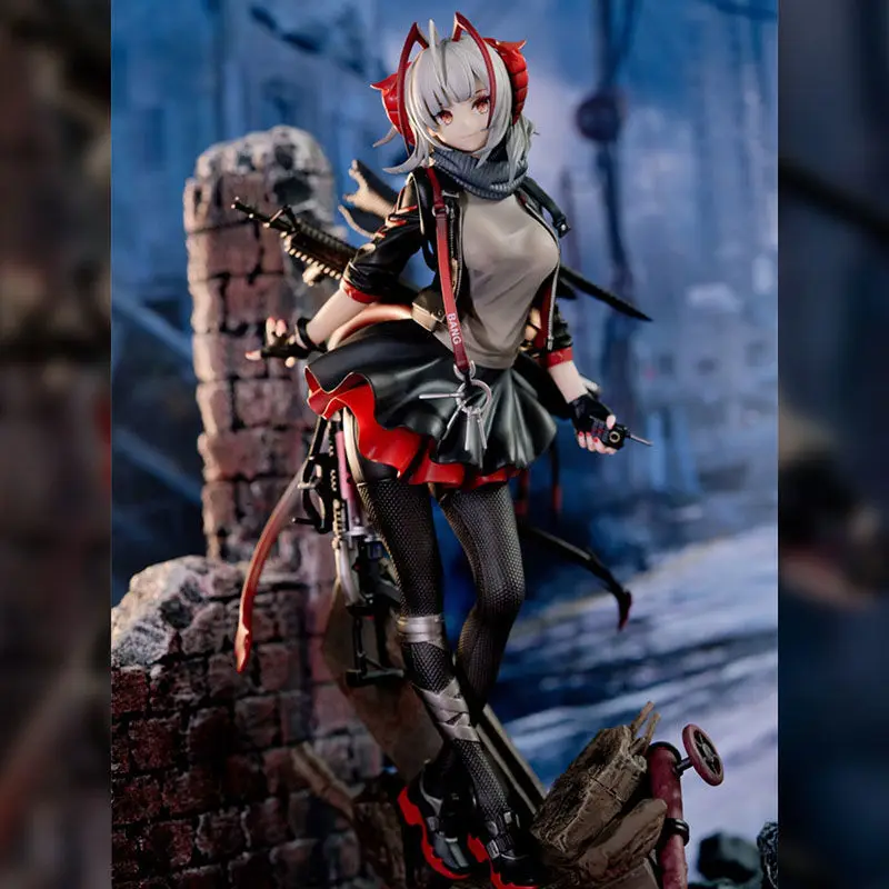 

28cm Arknights Anime Figure Sarkaz Action Figure Standing Model Toys Pvc Statue Figurine Room Ornament Birthday Gift For Child