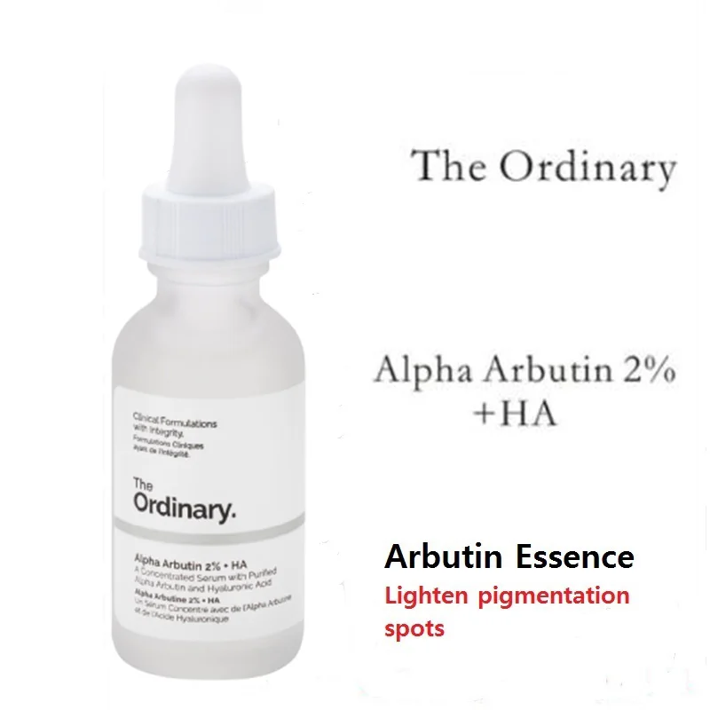 

Ordinary Alpha Arbutin 2%+HA Serum Lighten Pigmentation Spots Moisturizing Brightening Facial Essence Face Skin Care 30ml