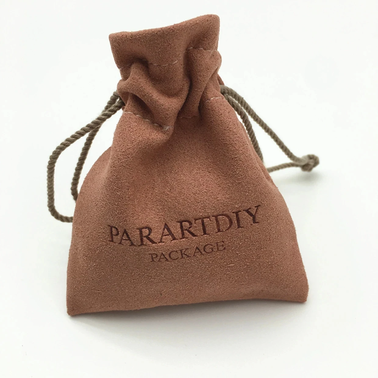 50pcs personalized color logo drawstring bag custom bagging bag jewelry pouch necklace bag suede bag skin care product pouch