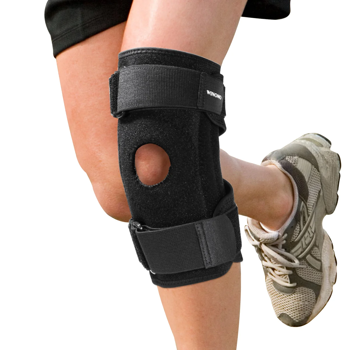 

WINOMO Multi-protection Spring-supported Knee Pad Injury Recovery Training Brace for Running Climbing Sports