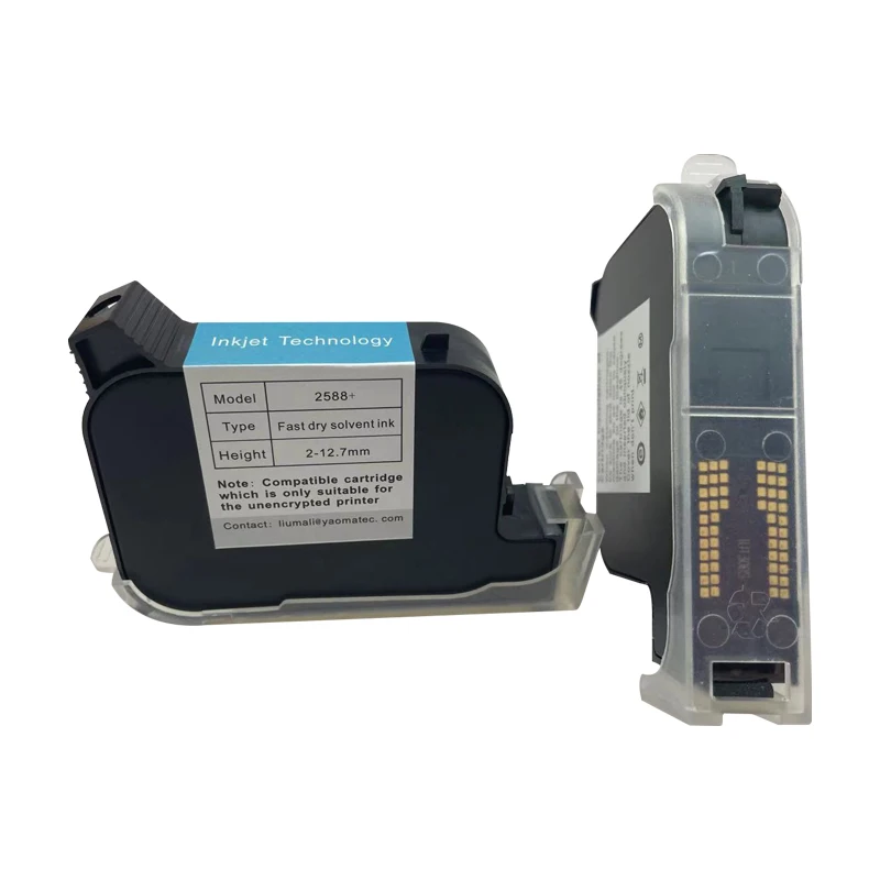 

2588 2588+ 2588+M 12.7mm eco solvent-based fast dry Quick-drying Ink Cartridge for no encrypted Handheld Inkjet Printer