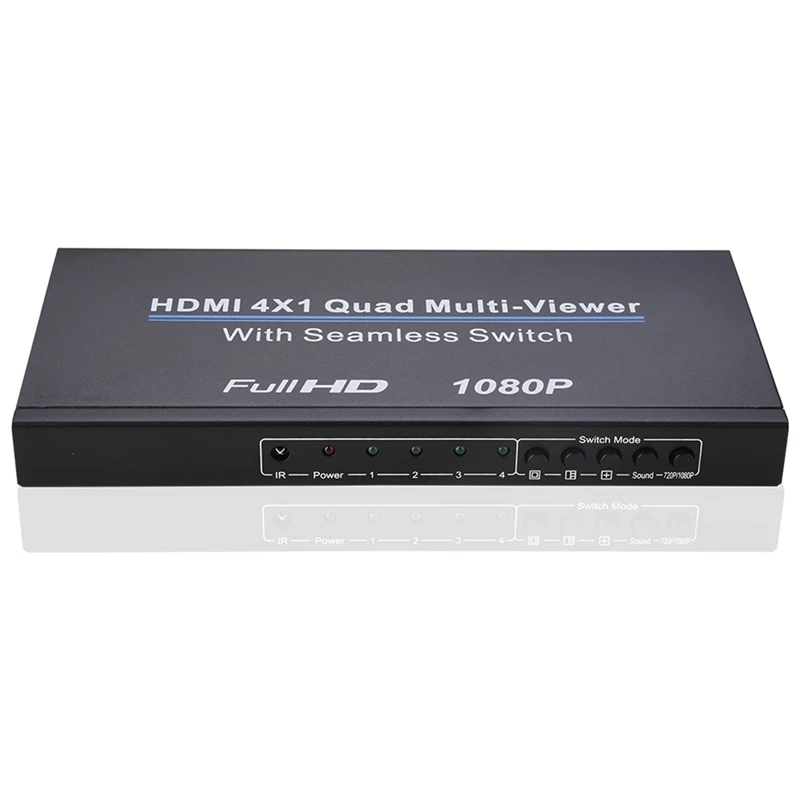 

Full HD 1080P 4X1 Multiviewer Quad Multi-Viewer HDMI-Compatible HDTV Video Converter 4 TV Screens Splitter