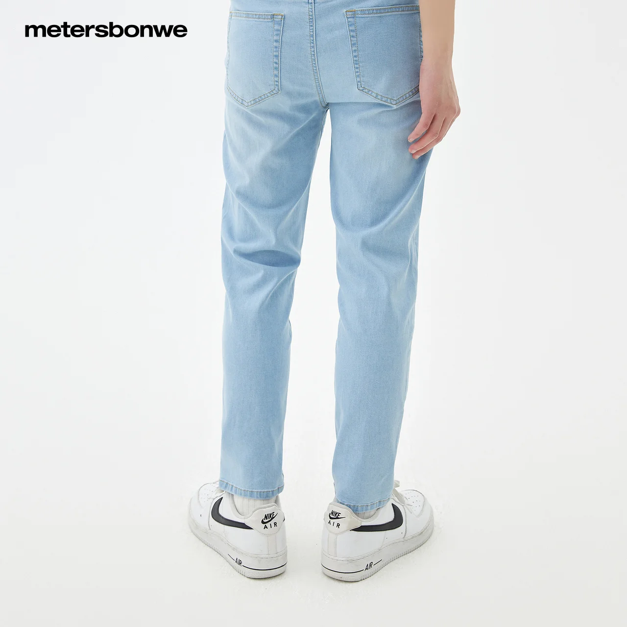 Metersbonwe 22 New Straight Jeans Men Summer Casual Youth Trend Slim Close-Fitting Pants Male Pants Men Thin Trousers