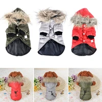 pet dog coat winter warm clothes small dog dress for chihuahua soft fur hoodies puppy jacket clothing dog plush warmth clothes