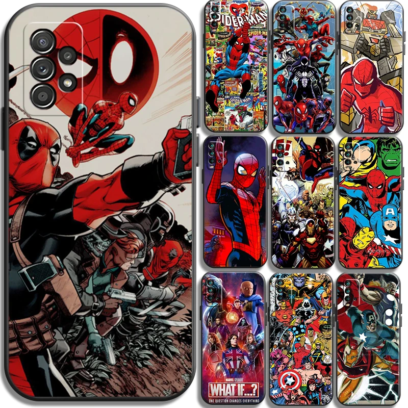 

Marvel Avengers Phone Cases For Xiaomi Redmi K40 Gaming K40 Pro K30 Pro K40 Pro Plus Redmi K20 K30 Soft TPU Carcasa Funda