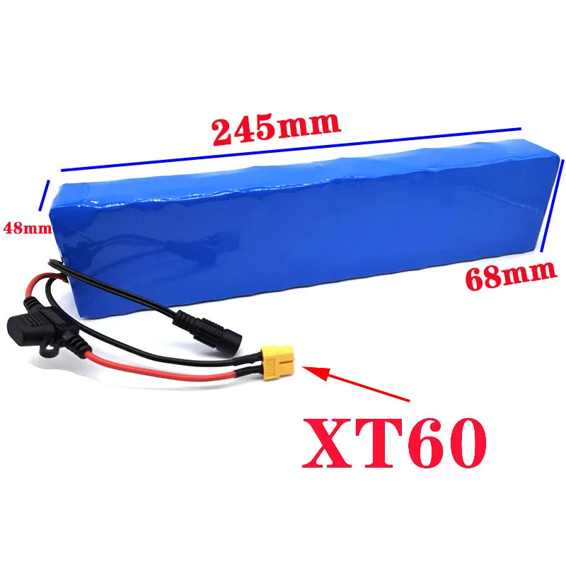 Литий-ионный аккумулятор для электровелосипеда 48 В 18650 Ач 350 13s2p мотоцикла 1000 Вт