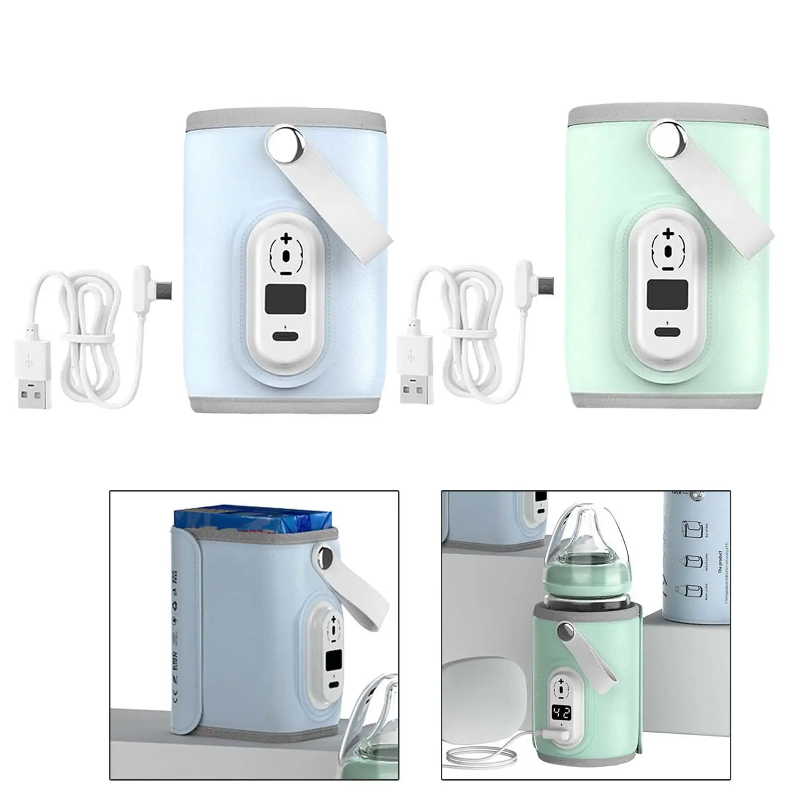 

USB Baby Bottle Warmer Bag, Bottle Insulation Sleeve USB Bottle Thermal Sleeve for outdoor