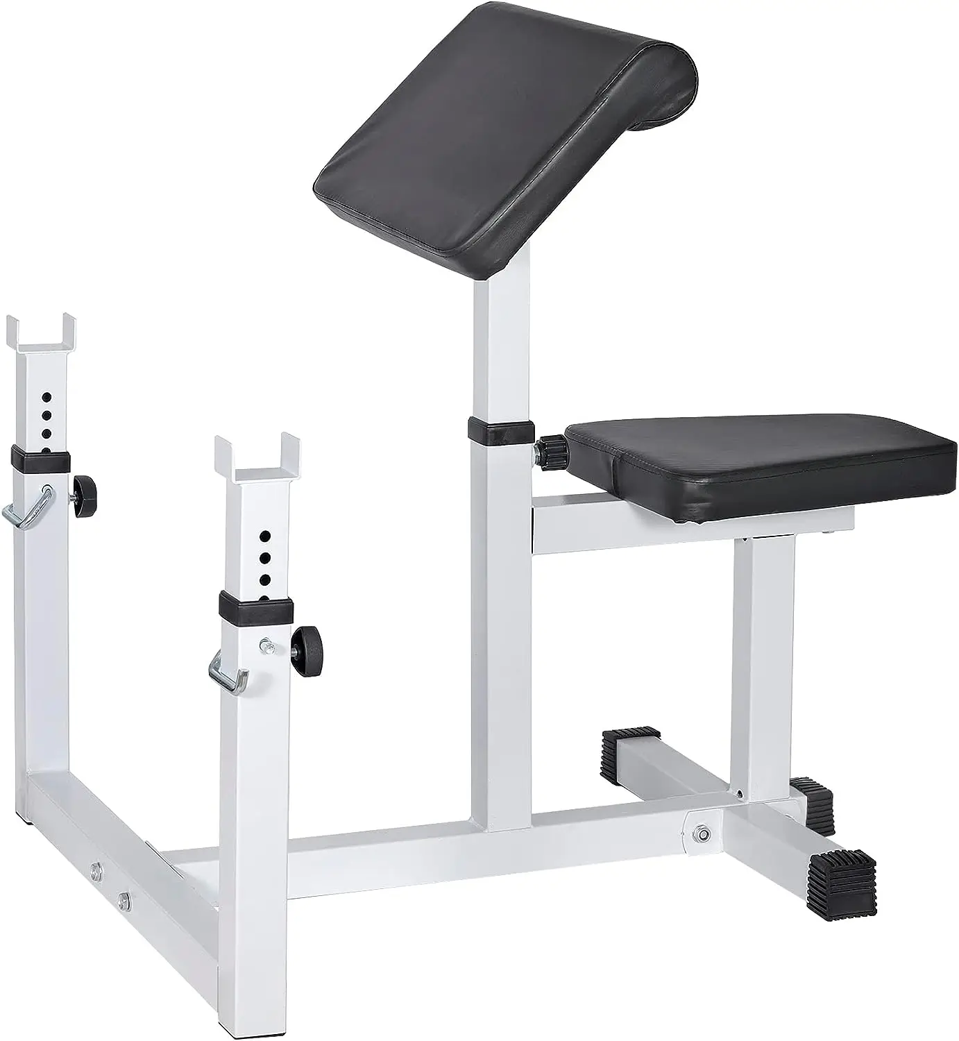 

Curl Weight Bench Seated Arm Isolated Barbell Dumbbell Biceps Station Home Gym Max load 450lLBS
