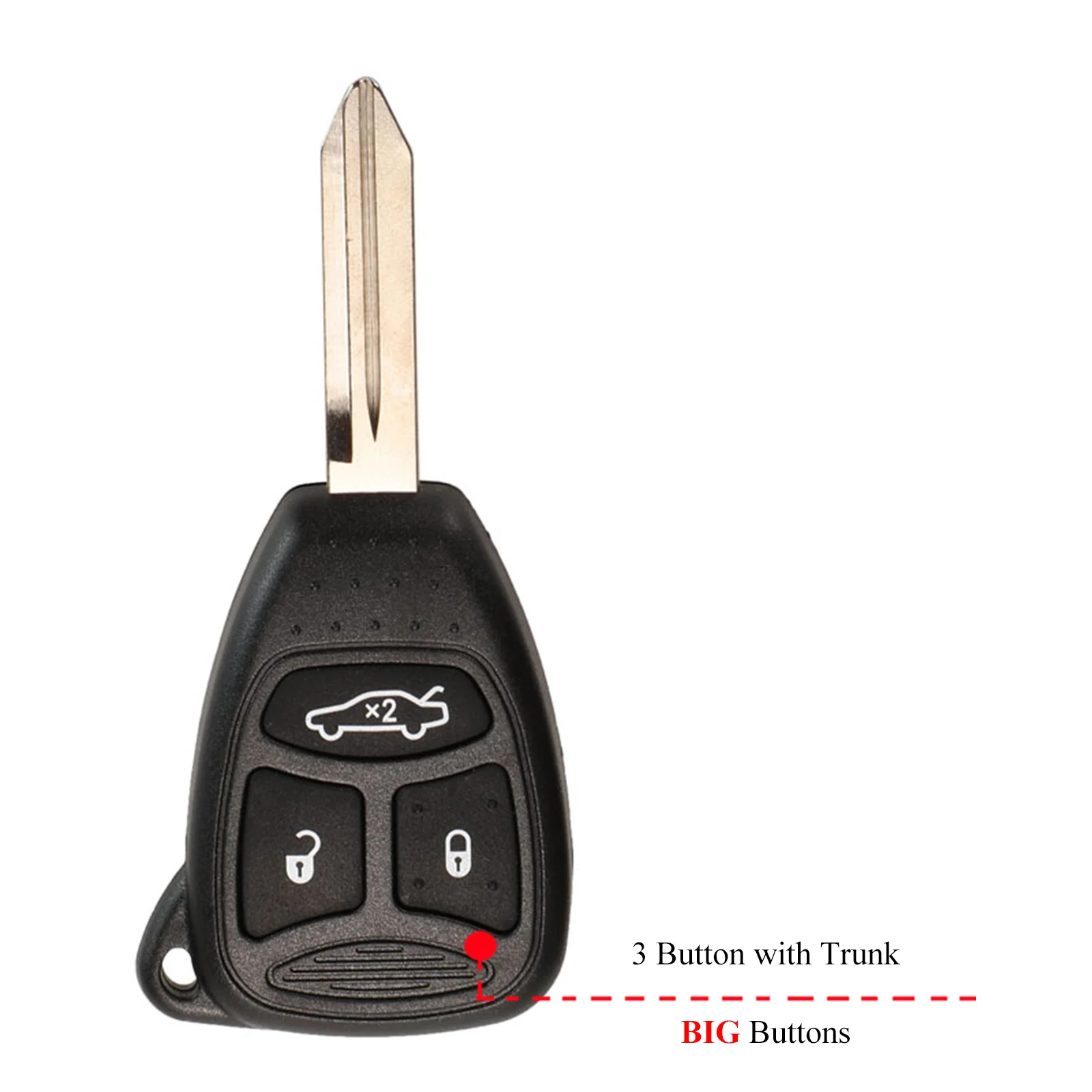 

Чехол для автомобильного ключа jingyuqin с 2/3/4/5/6 кнопками для Chrysler Pacifica Aspen 300 Dodge RAM Caravan Jeep Commander Grand Cherokee