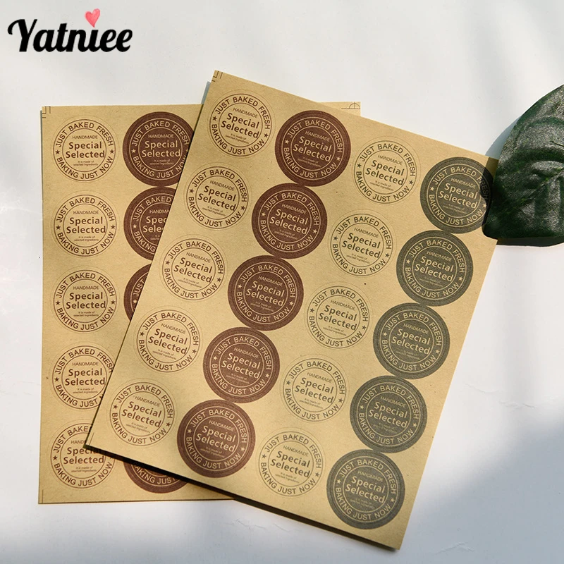 

Yatniee 5pcs Kraft Paper Sealed Envelope Stickers Handmade DIY Diary Envelope Invitations Retro Stickers Paper Sealed Stickers