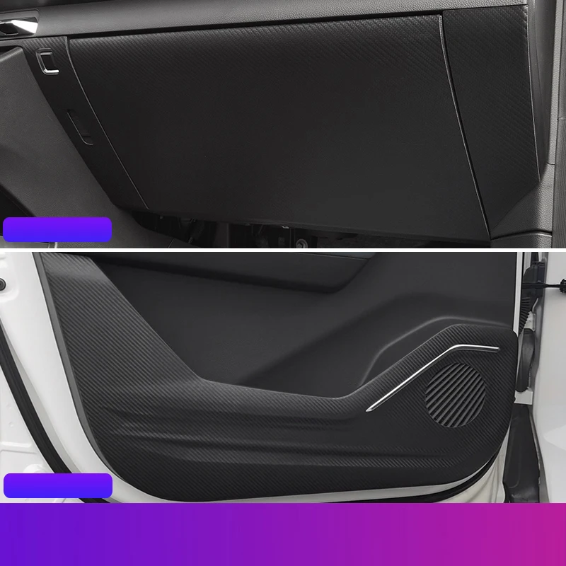 

Для Geely Okavango 2024 2023, Стайлинг автомобиля, кожаная дверная Противоударная накладка, Защитная пленка с боковыми краями, защитные наклейки, аксессуары