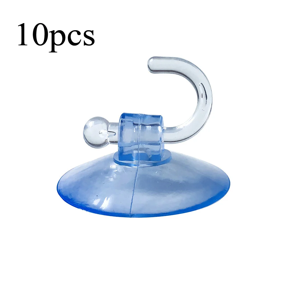 

10xGlass Window Wall Hook Hanger Kitchen Bathroom Strong Suction Cup Sucker Tool