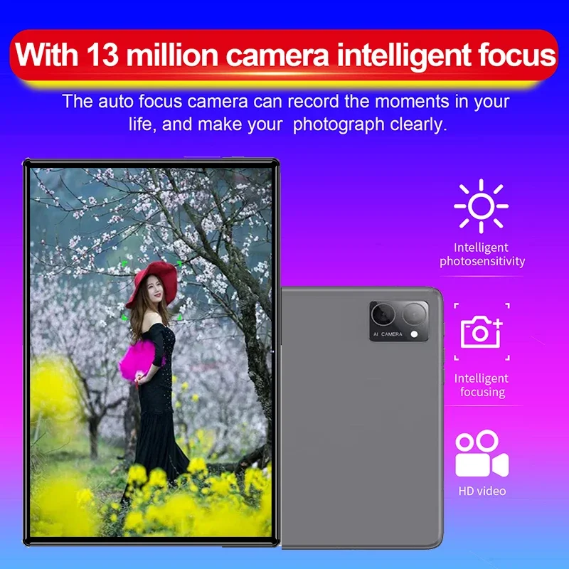 Android 12 0 Original Pad 6 Pro Экран 8800 мАч Планшет 2025 Планшетный ПК 10 1 дюйма ГБ + 512 5G WIFI