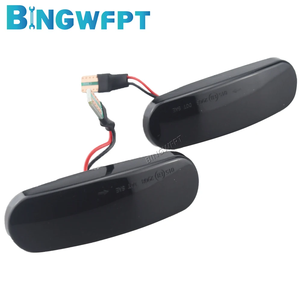 2 шт. динамический автомобильный светодиодный боковой габаритный фонарь