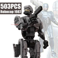 new america movie series city robocops 1987 armed robot police building blocks future citys swat bricks toys kid gift
