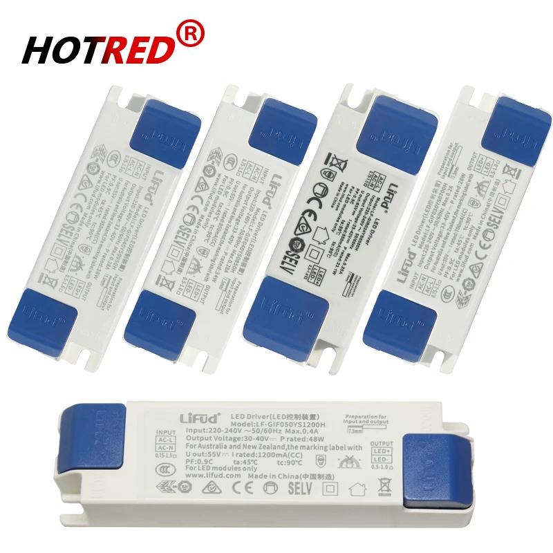 

LED Driver No Flicker Lifud LF-GIR013YS Series DC25-42V250mA 300mA 350mA 450mA600mA 800mA Power Supply LED DownLight Transformer