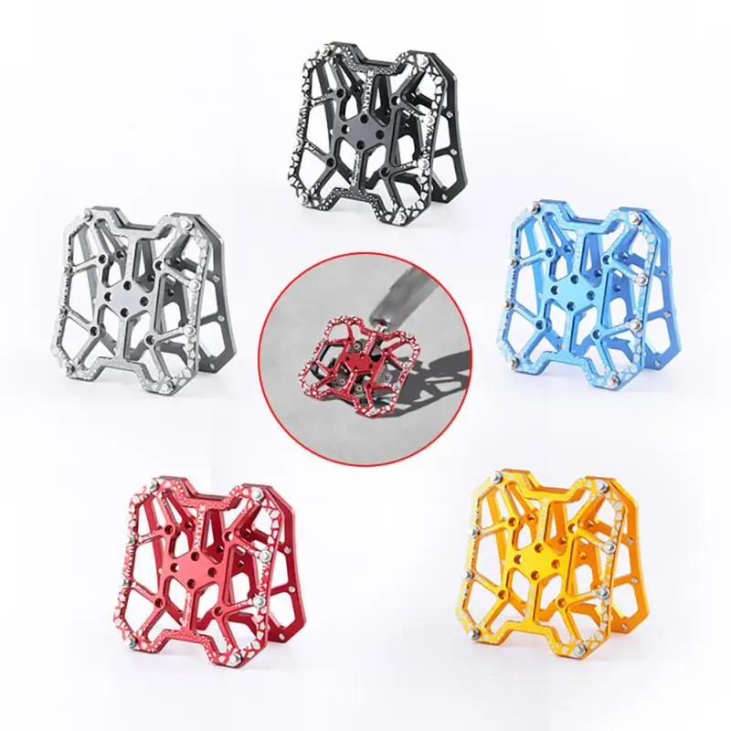 

Durable Bicycle Pedals Ultralight Bike Pedals Platform Aluminum Alloy Universal Clipless Pedal Mtb Parts Reliable Non-slip