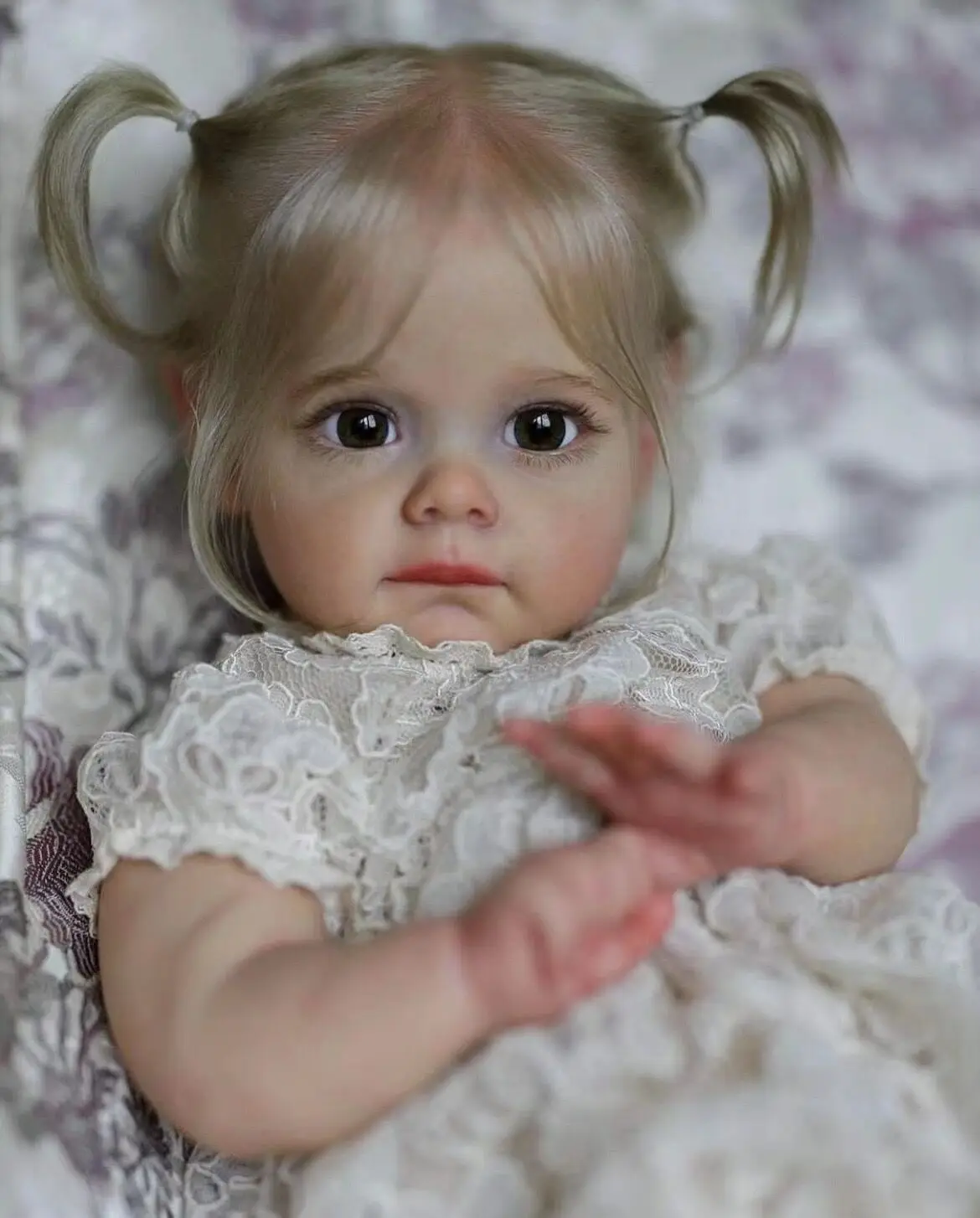 Высококачественная виниловая силиконовая кукла реборн 60 см мягкая коллекция Maggie