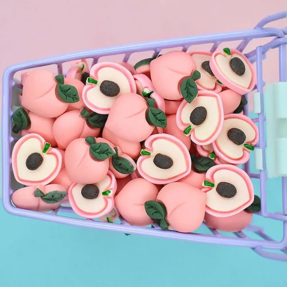 10 шт. маленькие прочные искусственные персики для украшения кукольного домика |