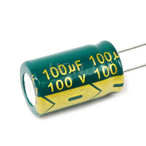 10 шт. 100 В 100 мкФ 10x17 мм алюминиевый электролитический конденсатор 100 мкФ 100 В 100 мкФ 100 В 100 В постоянного тока 100MFD 100 В 100 мф 100 В ± 20%