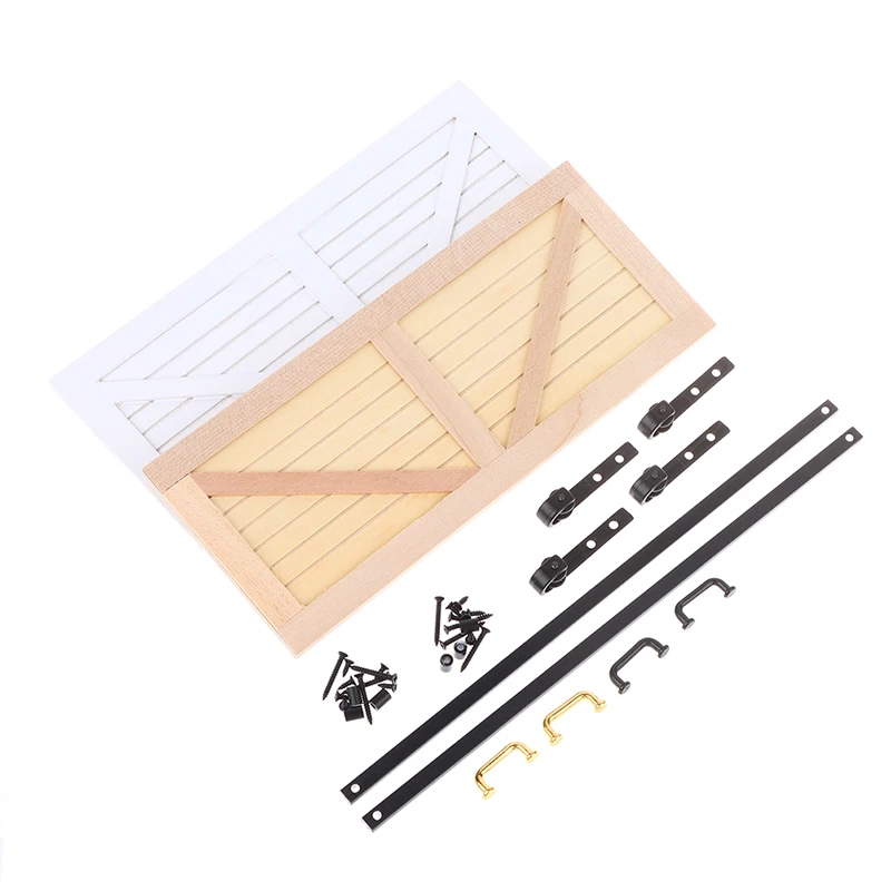 Sliding Door Hanging Rail System Roller Track Furniture Model Toy