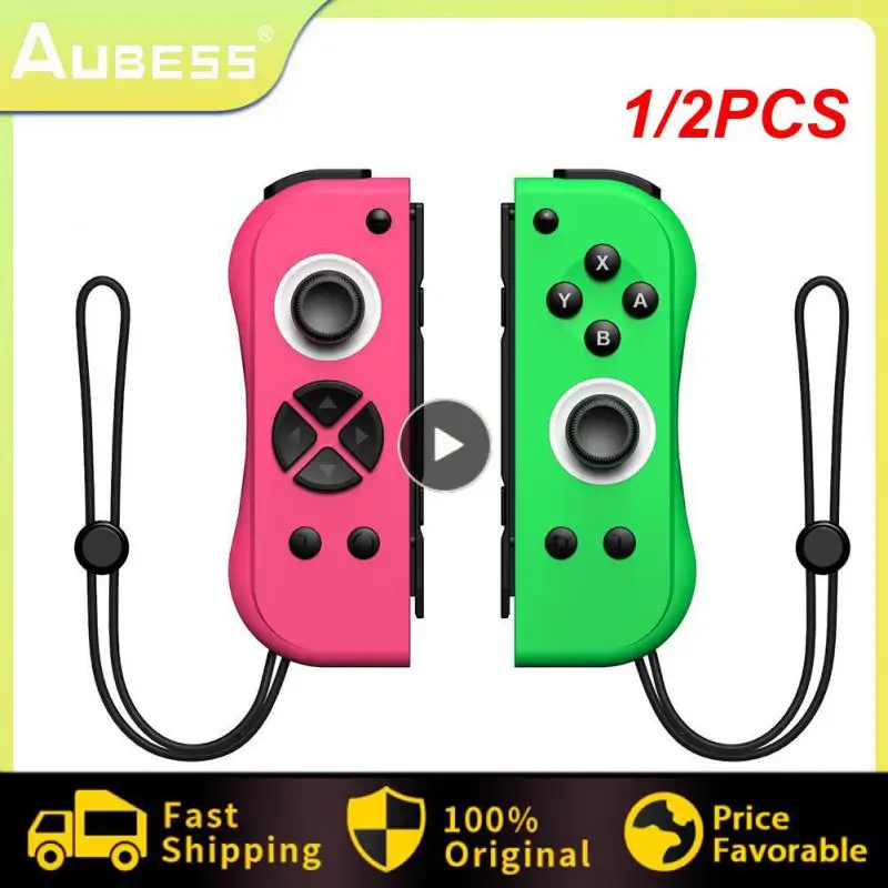 

1/2PCS Joy Pad Switch Controller Joystick Gamepad 6 Axis Gyro Wireless Switch Control With Wake Up Function Switch Controllers