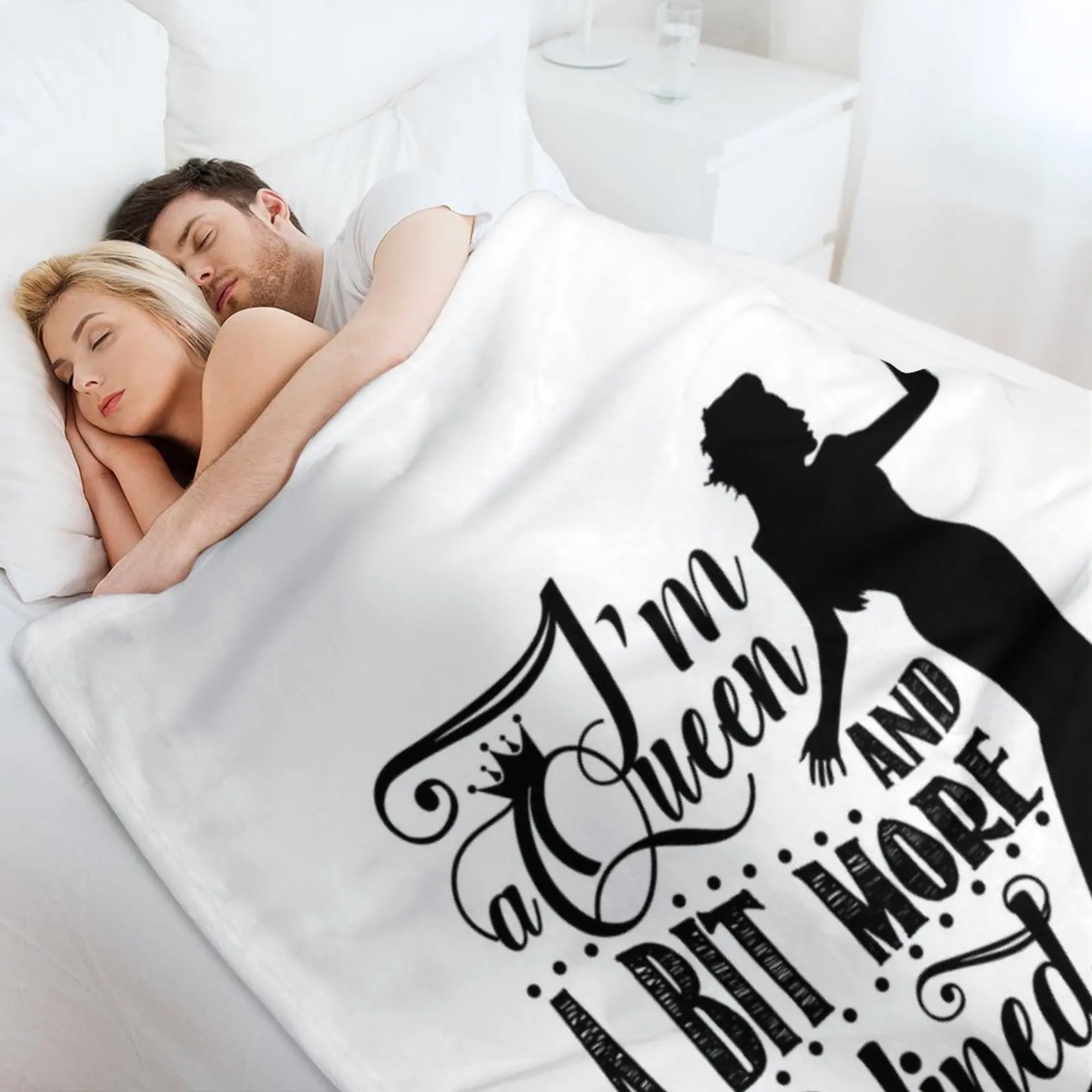 Я королева и бита более изысканное одеяло Утяжеленное летнее постельное белье