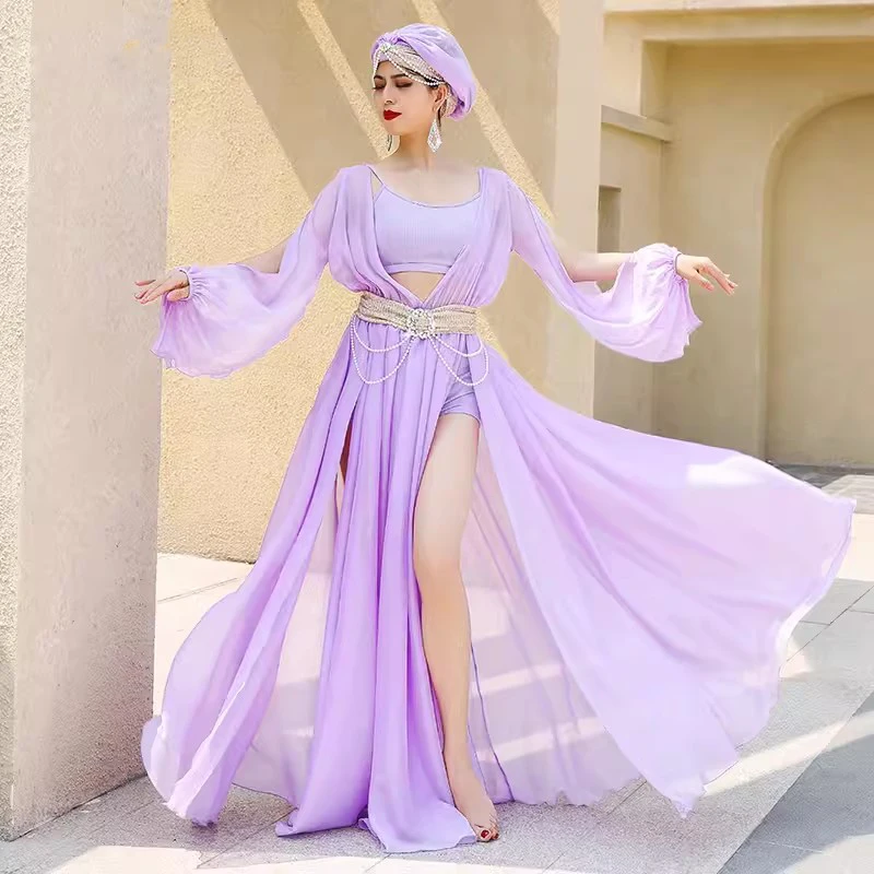 Народное выступление костюмы Muwashahat для девушек женское фольклорное длинное