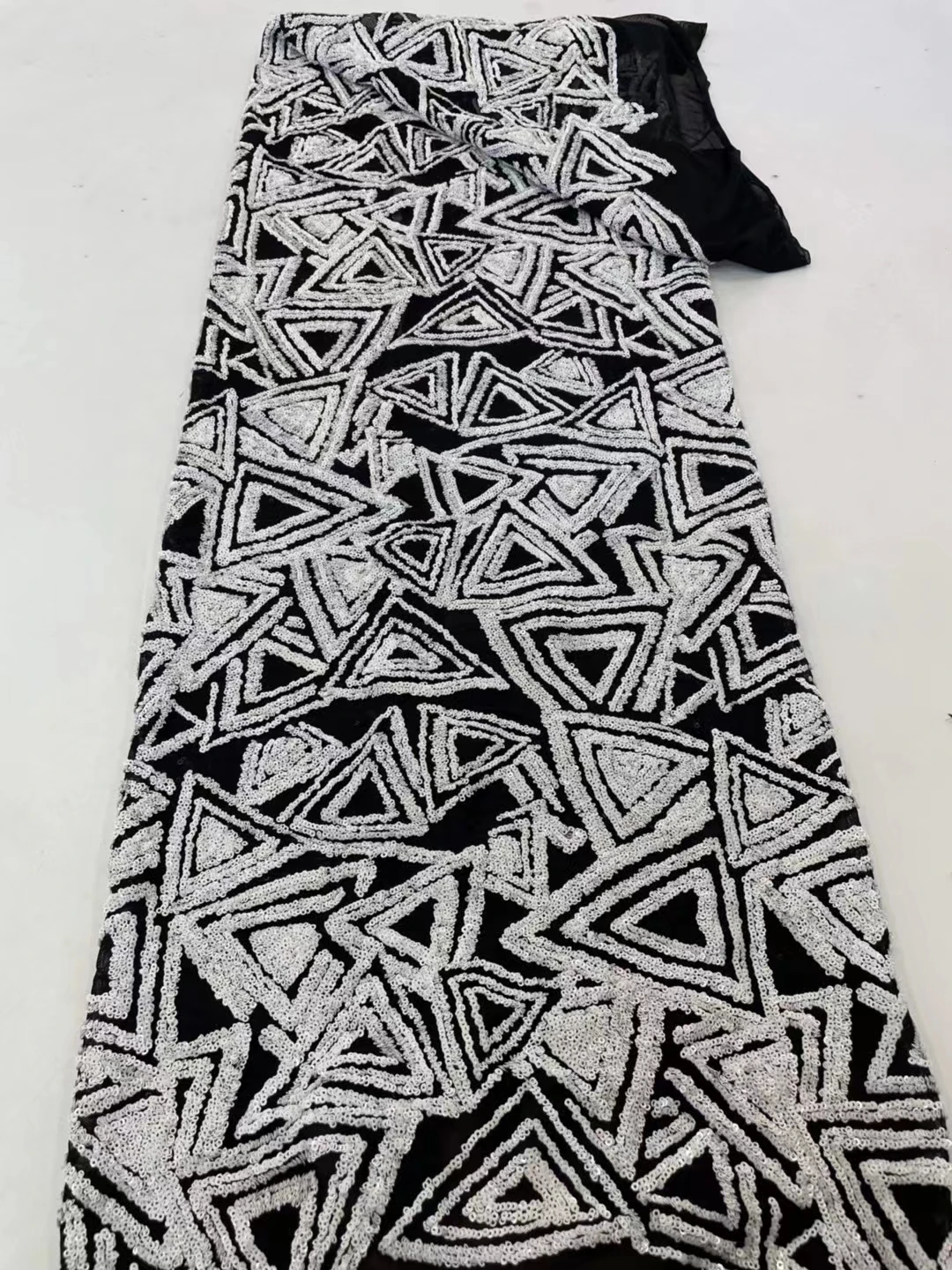 

Модная французская сетчатая вышивка, кружевная ткань с блестками, африканская нигерийская кружевная ткань для свадебного платья