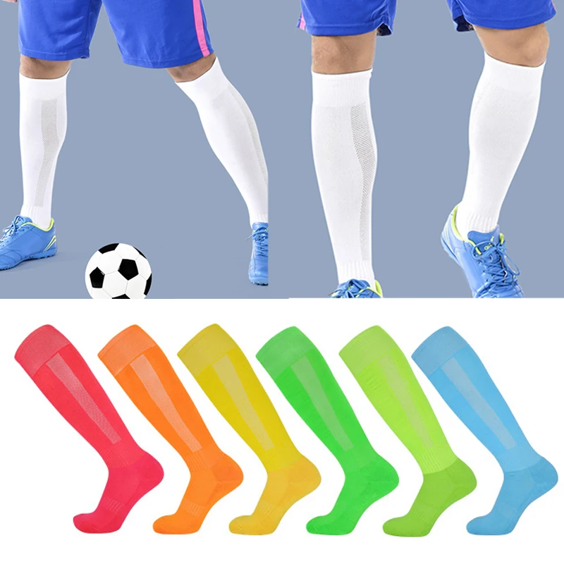

2023 New Season Soccer Socks For Adults Kids Thickening Towel Bottom Knee High Football Training Match Sport Racing Stocking