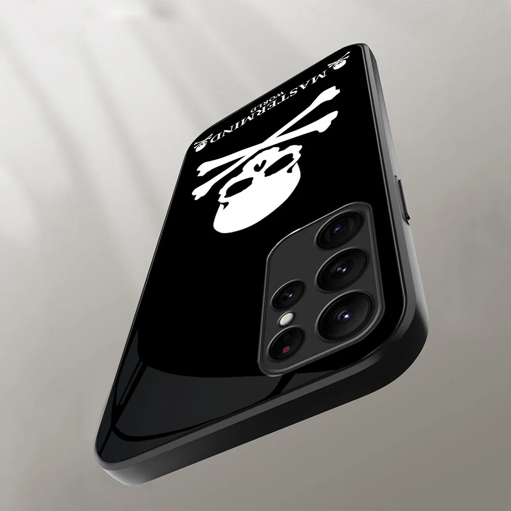 

Design Trend Japan Mastermind Skull Phone Case Glass For Samsung S23 S22 S20 A52 A51 A22 A12 A72 Ultra Note 20 10 Pro Plus Coque