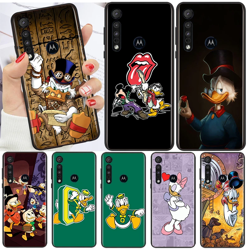 

Disney Donald Duck Cartoon For Motorola G8 G9 G Edge E7 E20 G60S G50 X30 S30 G71 G51 G22 30 G41 G31 S Power Black Phone Case