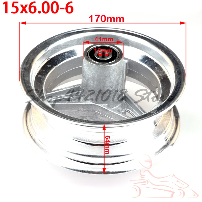 

6.5-inch Widened Hub for Gasoline Scooter - Electric Scooter - Modified Vacuum Tire Wheel Hub 13x5.00-6.5 12x4.50-6.5 Tyre Rims