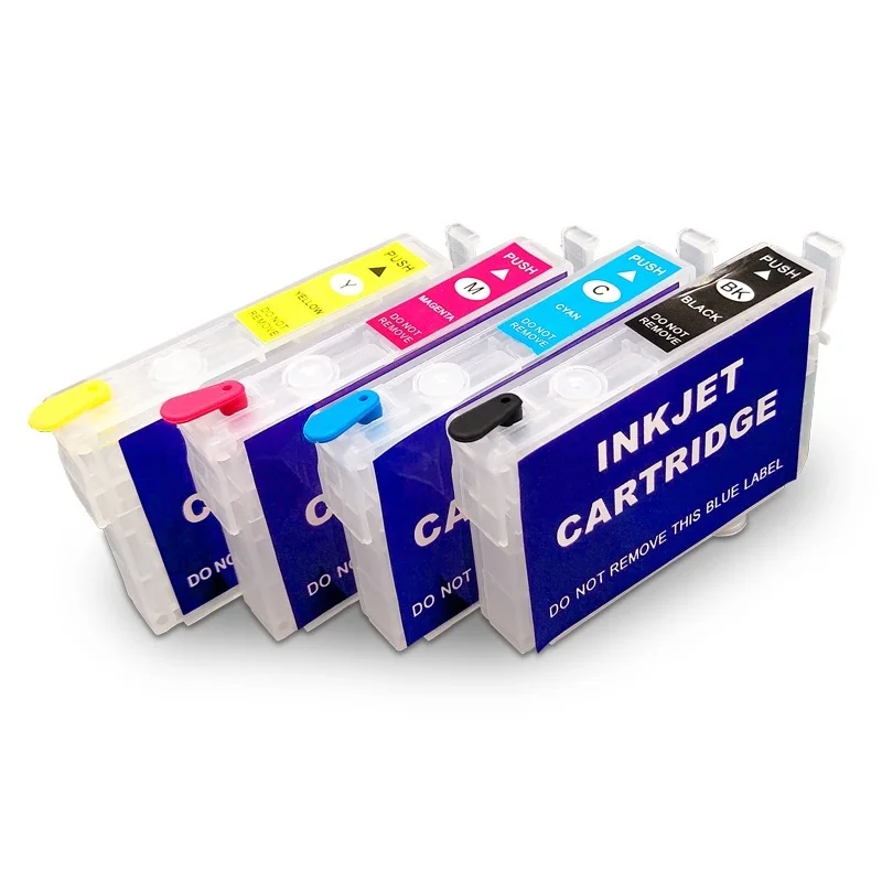 

4 Colors/Set T1351 T1332 T1333 T1334 Refillable Ink Cartridge For Epson Stylus NX125 T22 T25 TX120 TX123 TX125 TX133 TX135