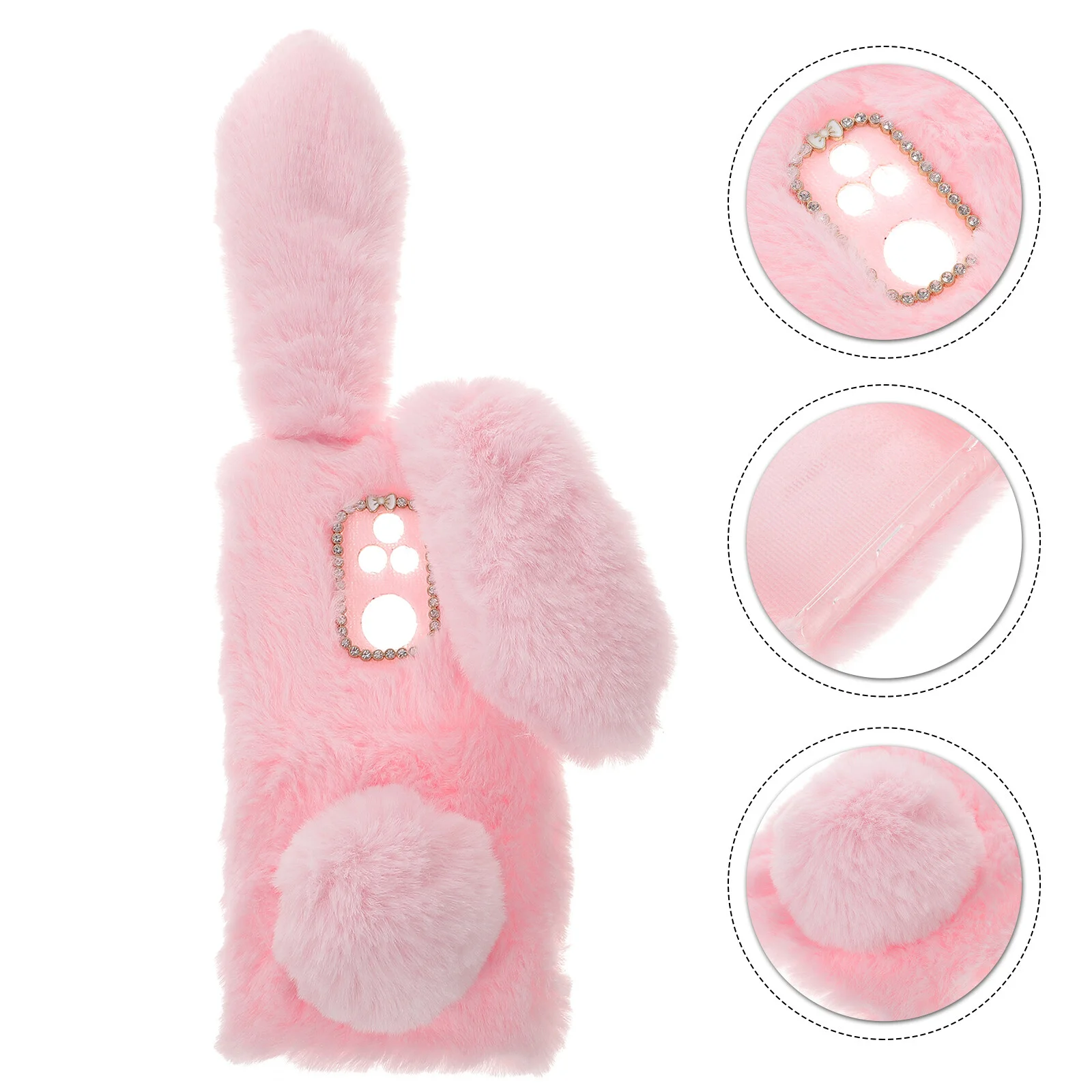 

Mobile Phone Shell Protective Case Cover Protection Fluffy Protector