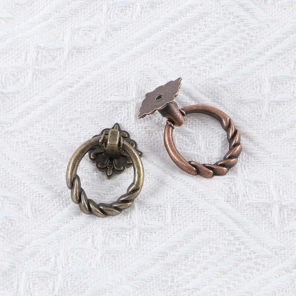 Винтажная фурнитура ручки для шкафа комода ящика кольцевые мебельные