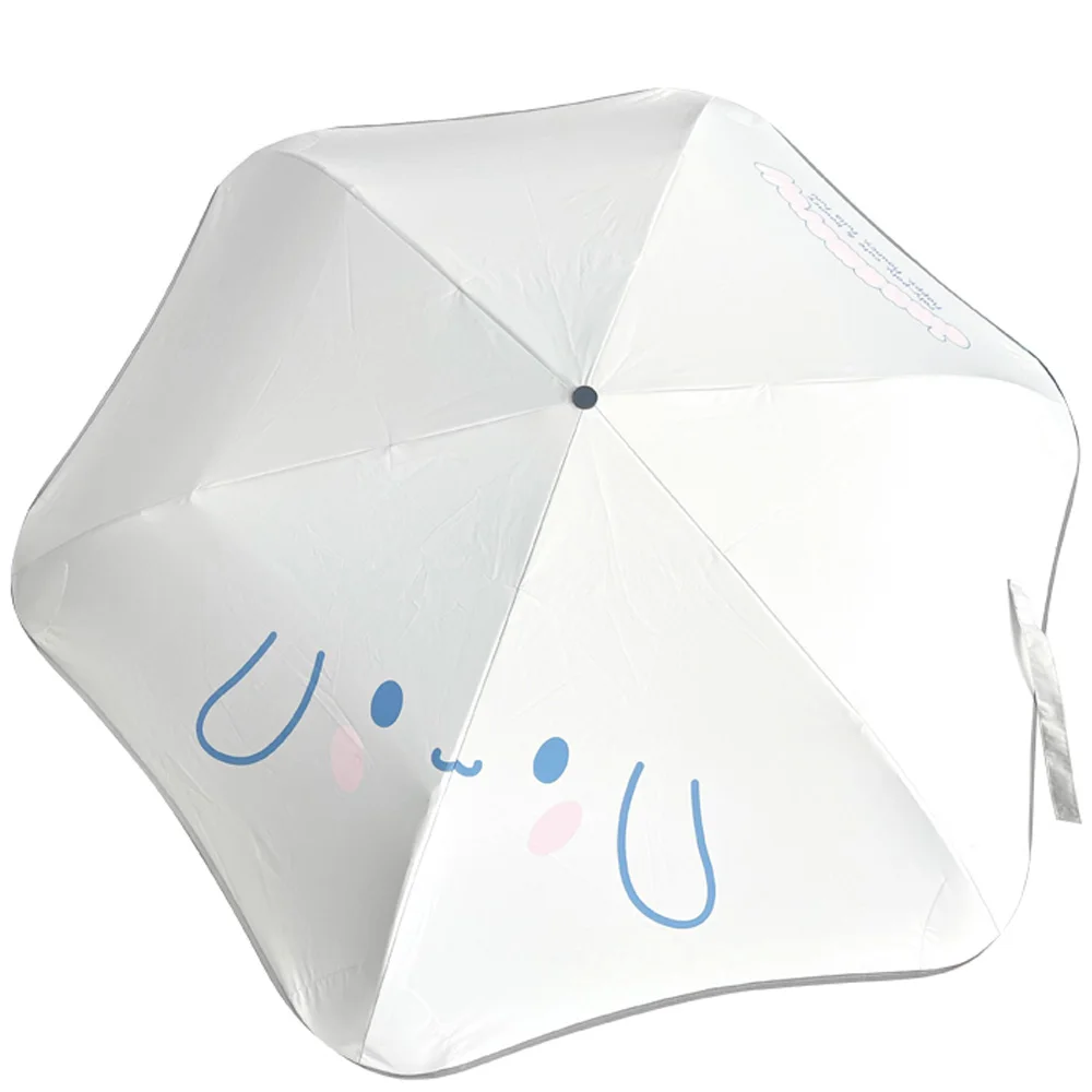 

New Sanrioed Cinnamoroll Sun Umbrella Sunscreen Uv Protection Umbrella Kawaii Portable Umbrella Sun Umbrella Gift