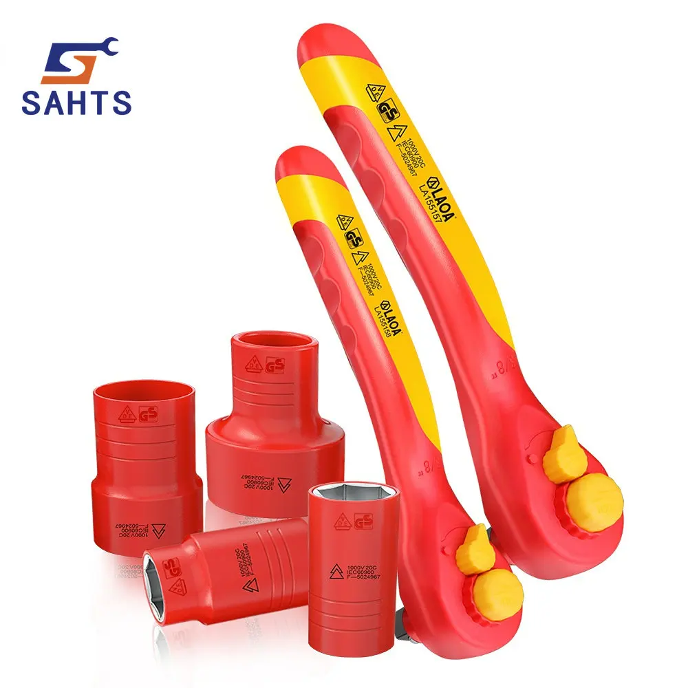 

Регулируемый гаечный ключ для ремонта автомобиля, Выдерживаемое напряжение 1000 В, инструмент для ремонта автомобиля VDE, торцевой ключ с высокой изоляцией